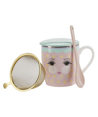 Tea set icons Miss etoile