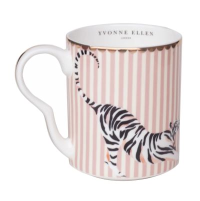 Tazza in porcellana con illustrazione Tigre Yvonne ellen