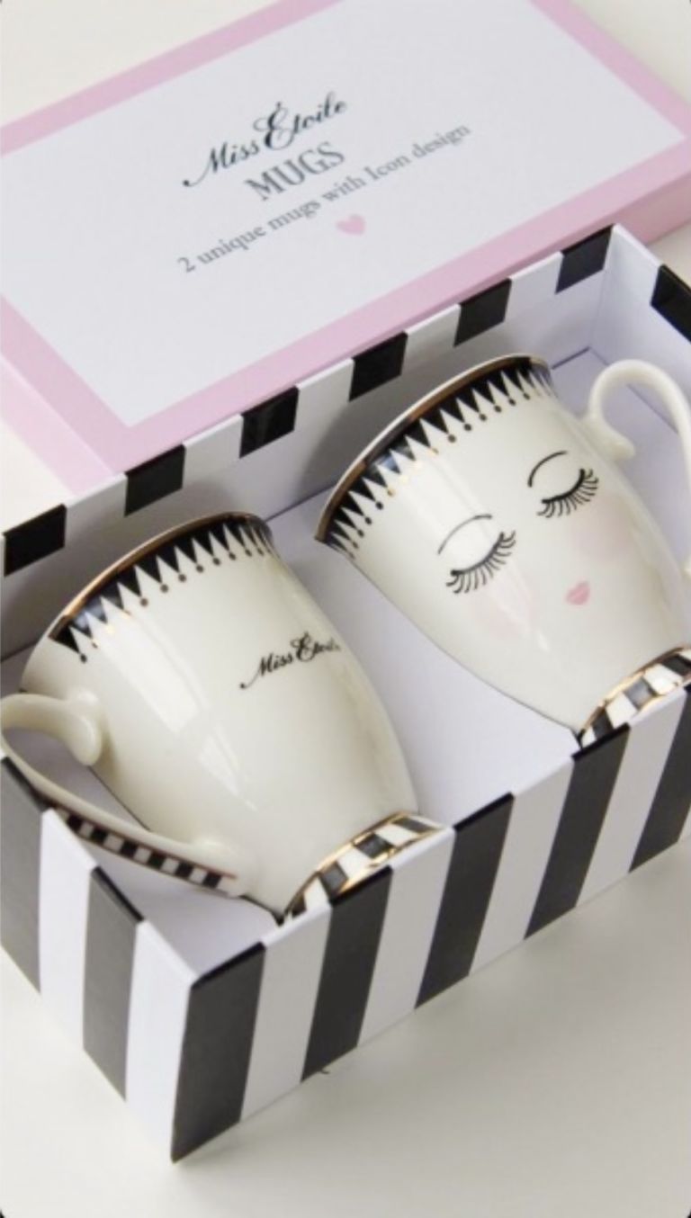 Tazze mug Miss Etoile ICONS Set 2 pezzi