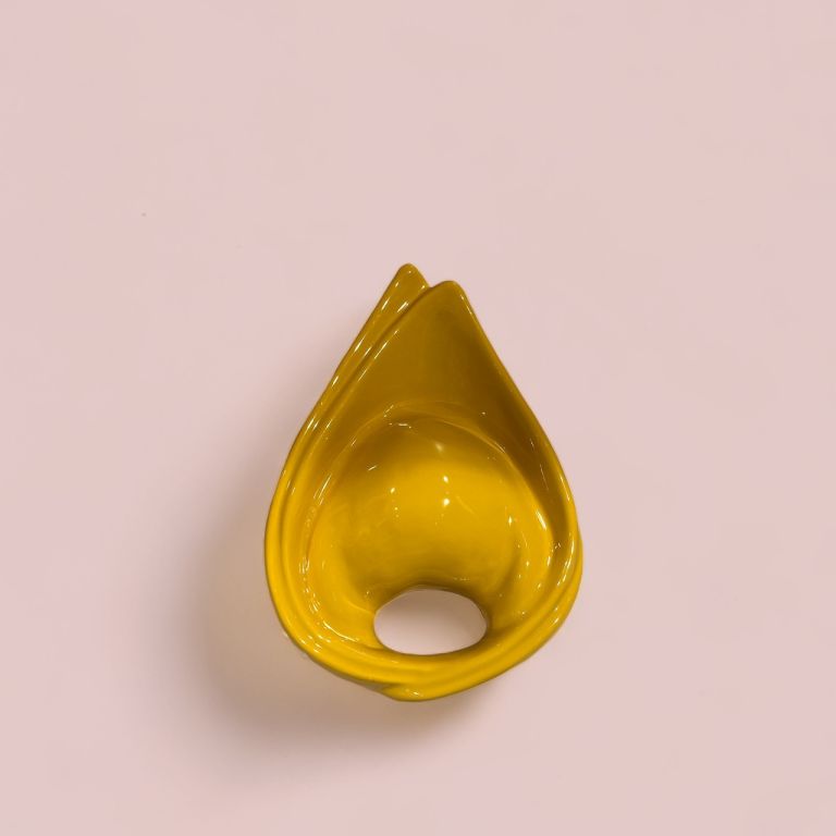 Tortellino in ceramica Giallo 20cm