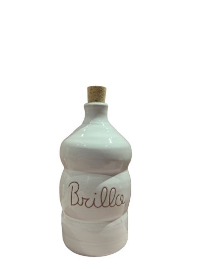 Bottiglia in ceramica 250ml bianca- Brilla Adorabile