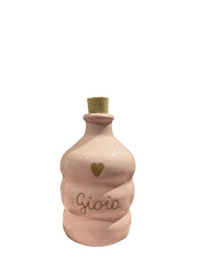 Bottiglia in ceramica 100ml rosa- Gioia