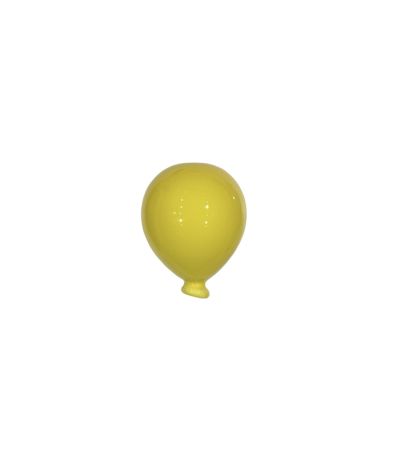 Palloncino in ceramica da parete 8cm Giallo Limone