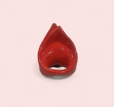 Tortellino in ceramica 15cm Rosso Adorabile