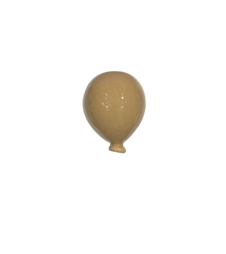 Palloncino in ceramica da parete 8cm Tortora