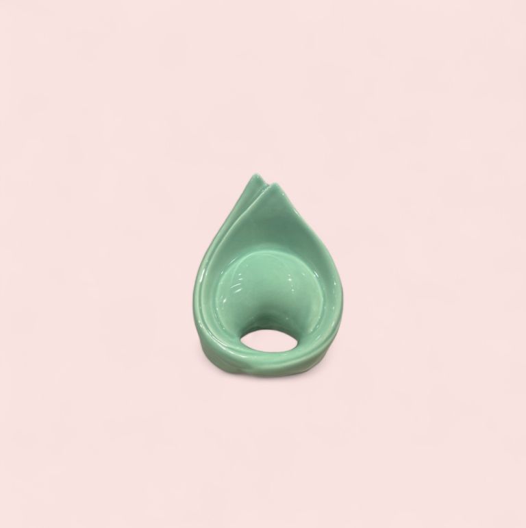 Tortellino in ceramica 10 cm - Verde Acqua