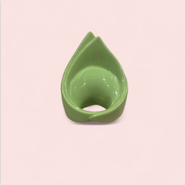 Tortellino in ceramica 15 cm - Verde Pastello