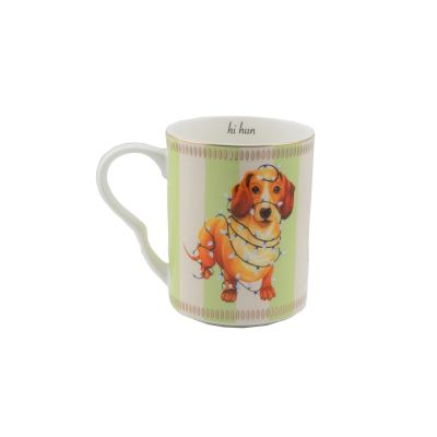 Mug sausage dog xmas