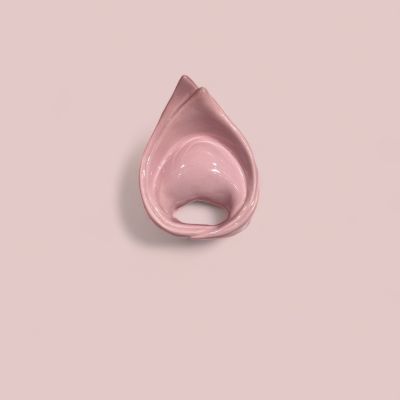 Tortellino in ceramica 15cm Rosa Adorabile